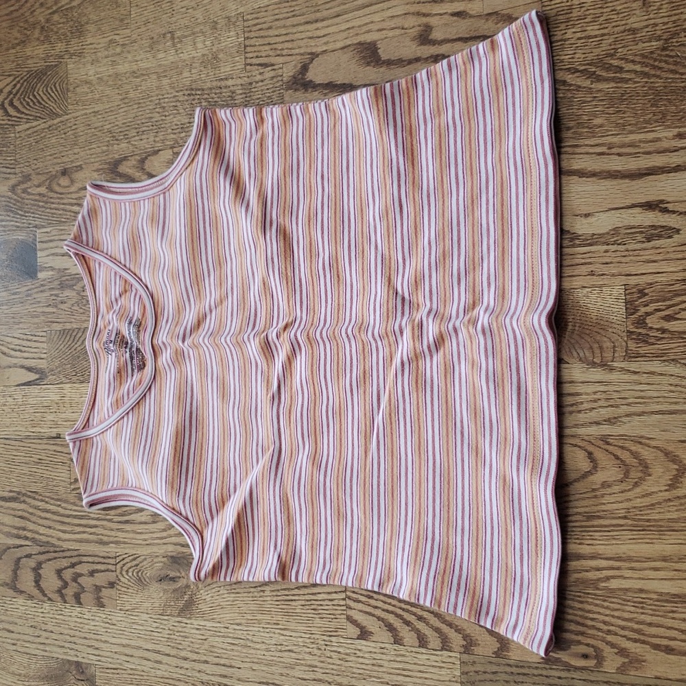(M) Penmans Colorful Sttiped Classic Relaxed Fit Tank Top Boho Casual Beach